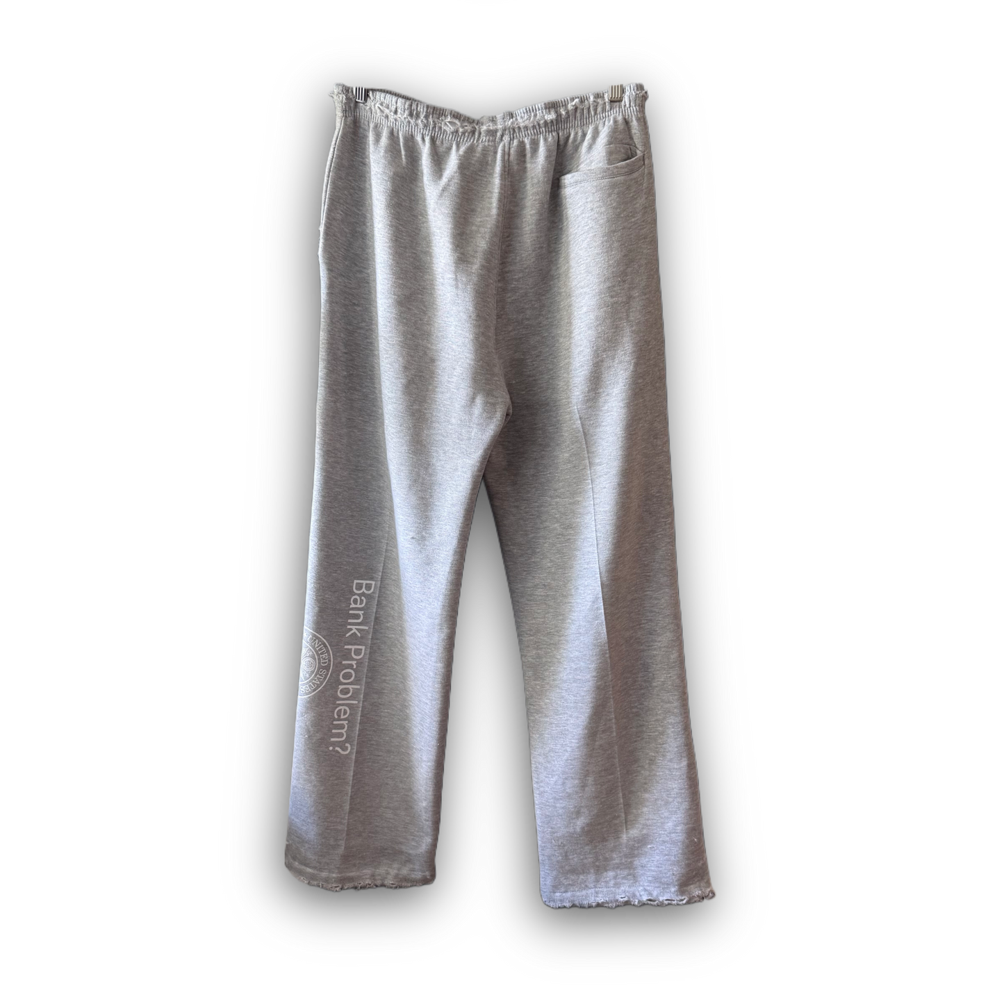 Call Bankorrupt Grey Distressed Sweatpants