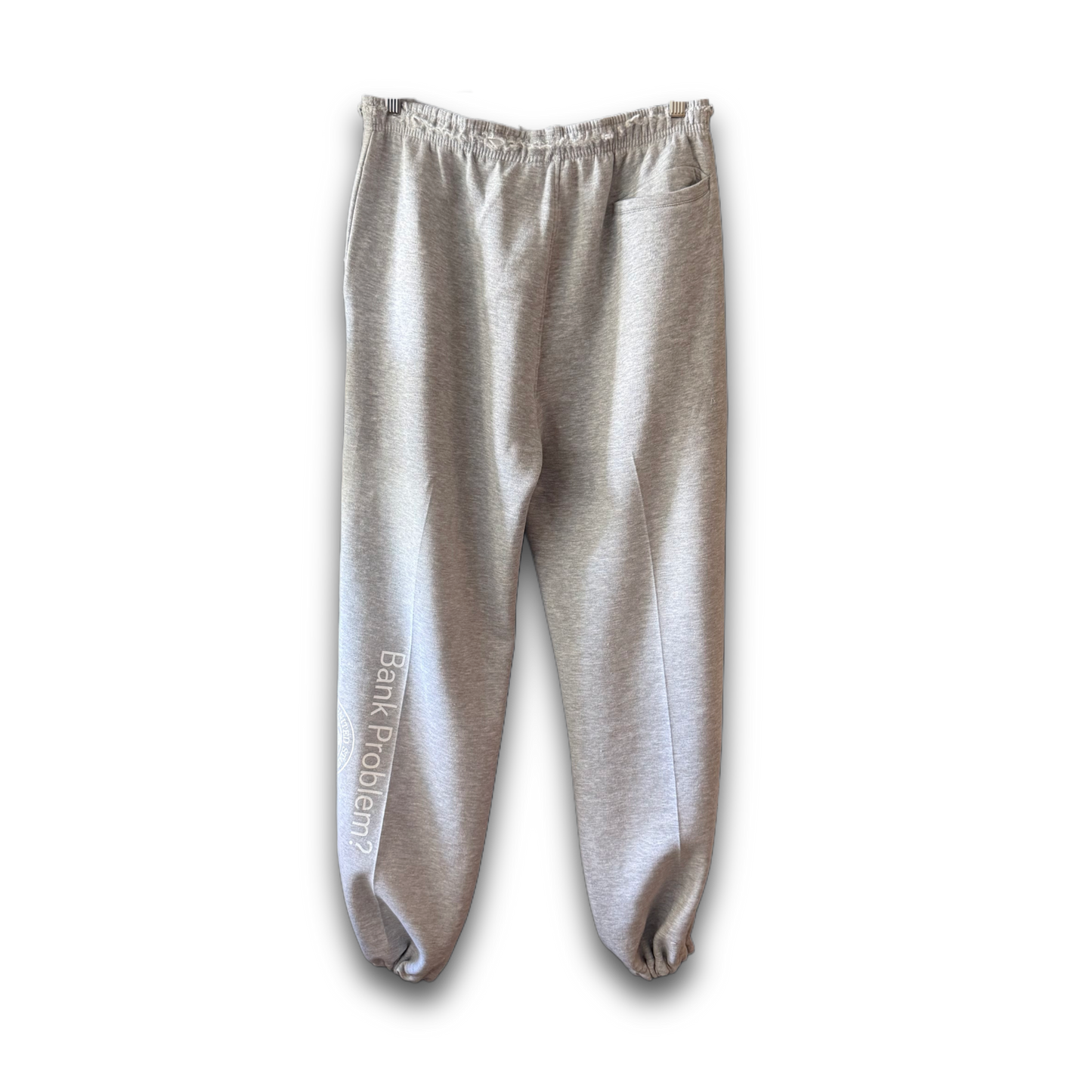 Call Bankorrupt Grey Distressed Cuffed Sweatpants