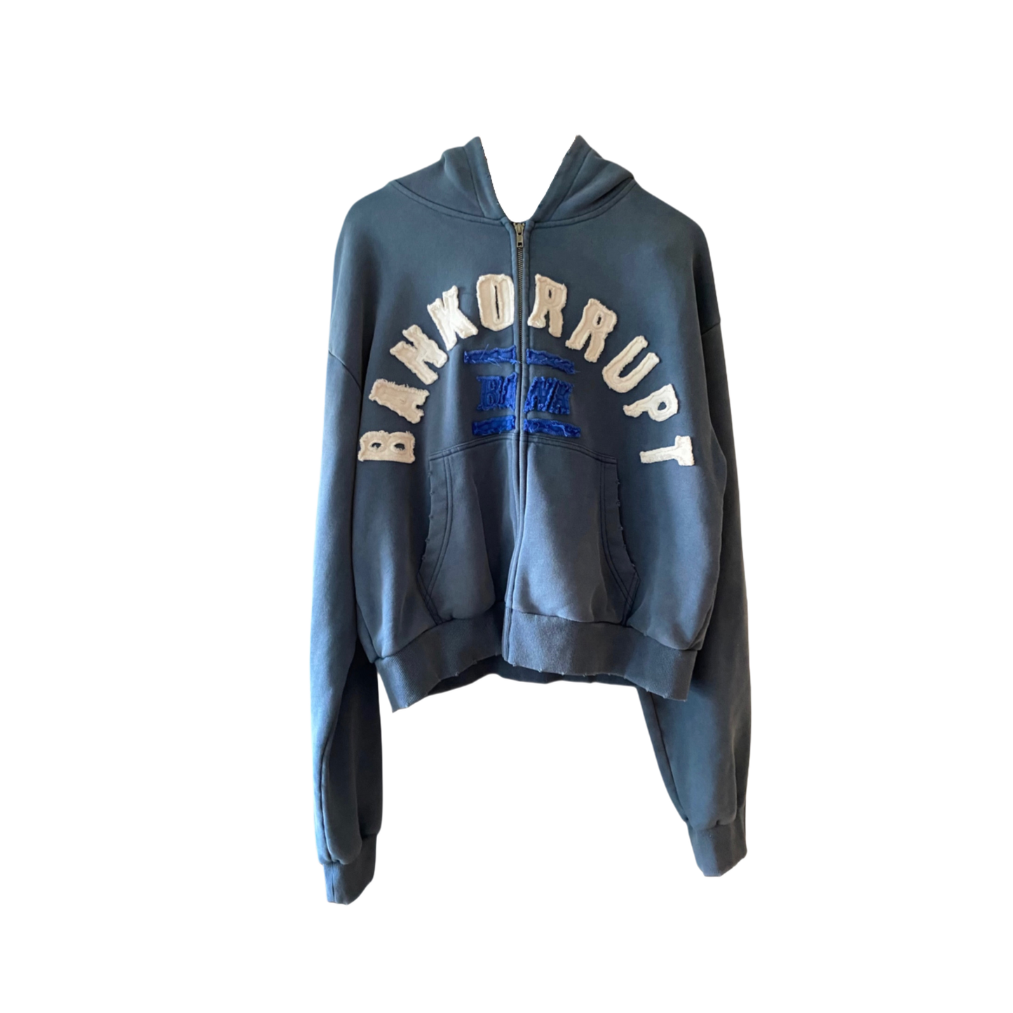 BBBCARD BLUE ZIP-UP JACKET