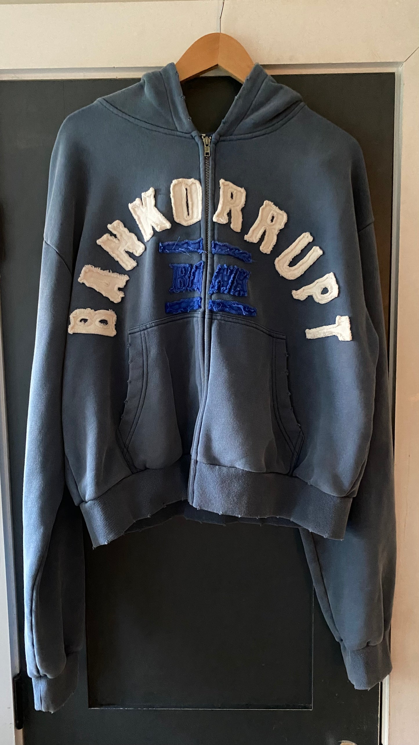 BBBCARD BLUE ZIP-UP JACKET