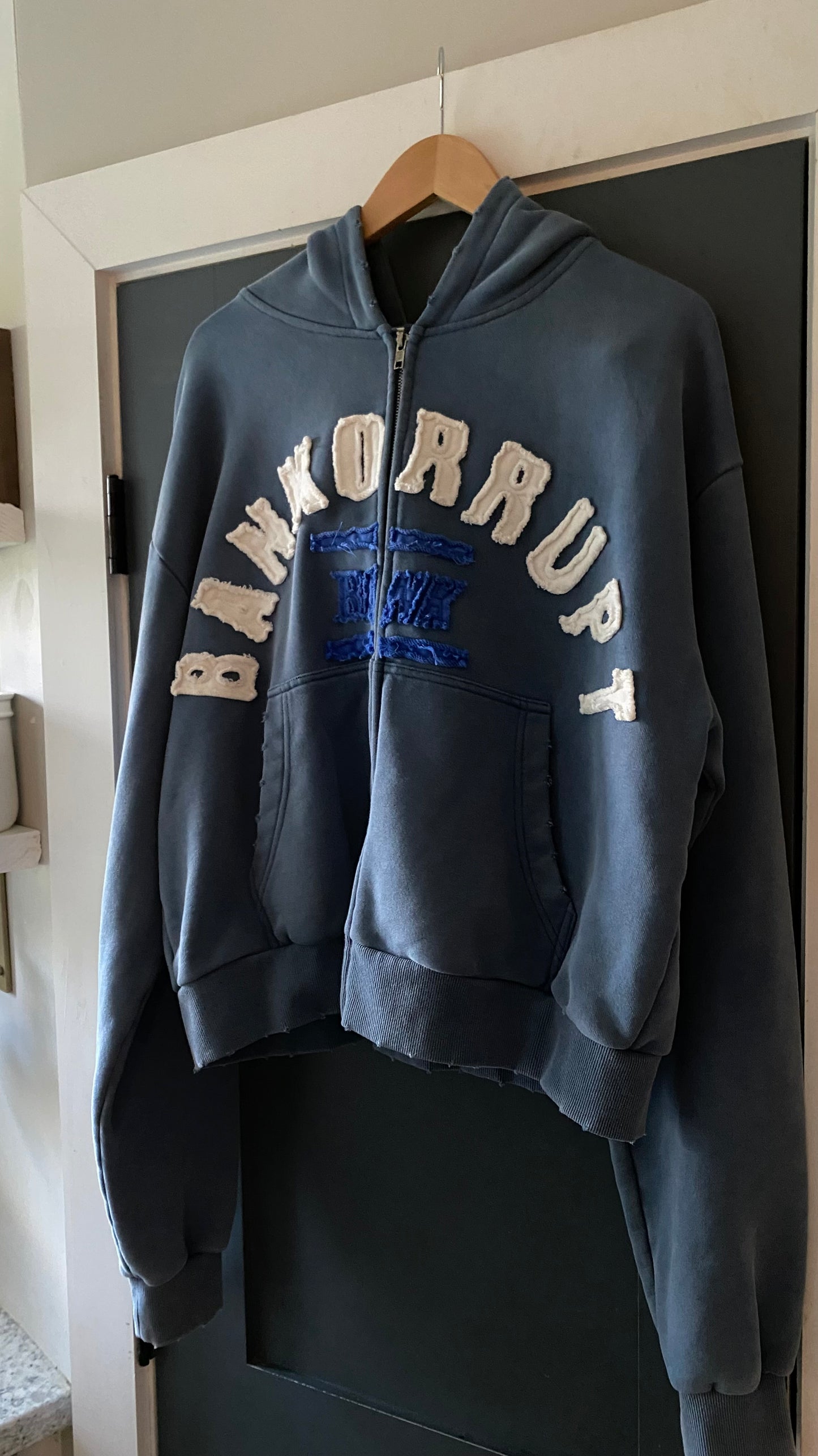 BBBCARD BLUE ZIP-UP JACKET